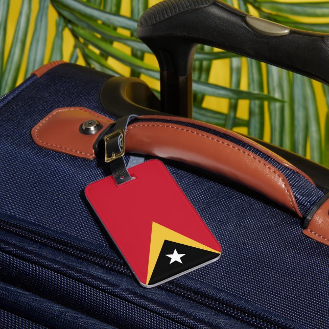 Etiqueta De Bagagem bandeira de Timor Leste (Frente Insitu 1)