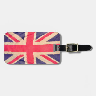 ETIQUETA DE BAGAGEM BANDEIRA DE UNION JACK