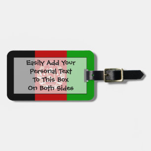 Etiqueta De Bagagem Bandeira do Afganistão Easy ID