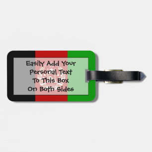 Etiqueta De Bagagem Bandeira do Afganistão Easy ID