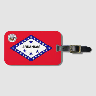 Etiqueta De Bagagem bandeira do Arkansas