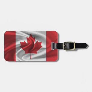 Etiqueta De Bagagem Bandeira Do Canadá