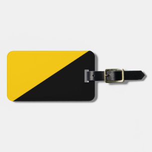 Etiqueta De Bagagem Bandeira do capitalista de Anarcho