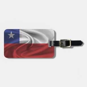 Etiqueta De Bagagem Bandeira do Chile