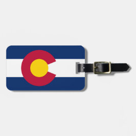 Etiqueta De Bagagem bandeira do Colorado