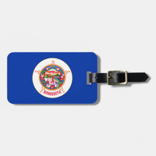 Etiqueta De Bagagem Bandeira do estado de Minnesota