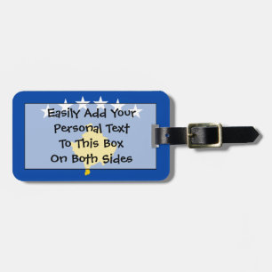 Etiqueta De Bagagem Bandeira do Kosovo Easy ID Personal