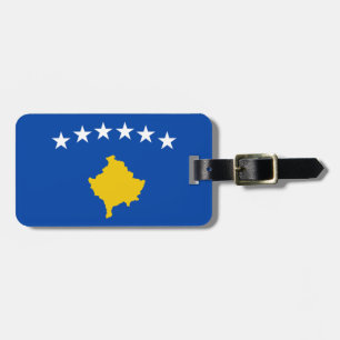 Etiqueta De Bagagem Bandeira do Kosovo Easy ID Personal