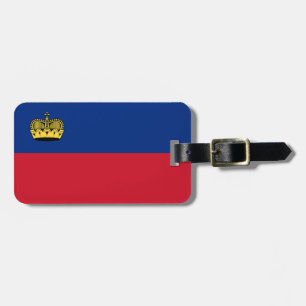 Etiqueta De Bagagem Bandeira do Liechtenstein