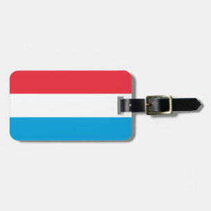 Etiqueta De Bagagem Bandeira do Luxemburgo
