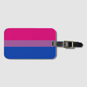 Etiqueta De Bagagem Bandeira do Orgulho Bissexual