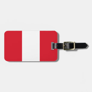 Etiqueta De Bagagem Bandeira do Peru