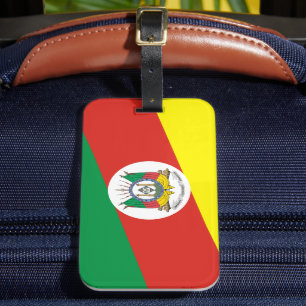 Etiqueta De Bagagem Bandeira do Rio Grande do Sul - Brasil