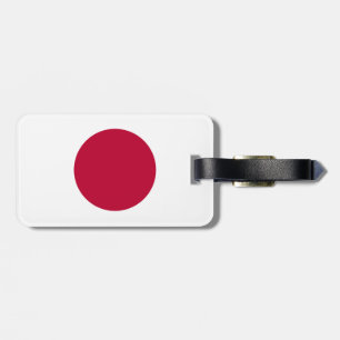 Etiqueta De Bagagem Bandeira do Tag da bagagem de Japão com correia d