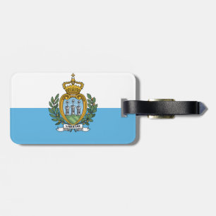 Etiqueta De Bagagem Bandeira do Tag da bagagem de San Marino com