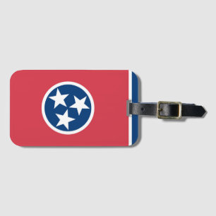 Etiqueta De Bagagem Bandeira do Tennessee, EUA