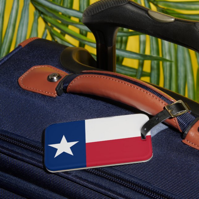Etiqueta De Bagagem Bandeira do Texas (Frente Insitu 3)
