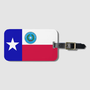 Etiqueta De Bagagem Bandeira do Texas