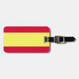 Etiqueta De Bagagem Bandeira espanhola