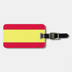 Etiqueta De Bagagem Bandeira espanhola