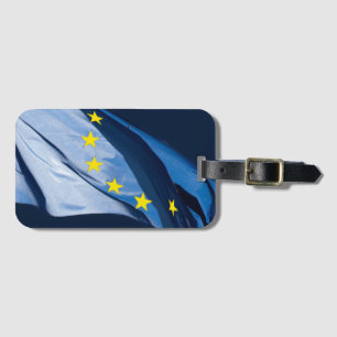 Etiqueta De Bagagem bandeira europeia