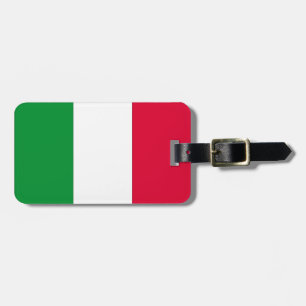 Etiqueta De Bagagem Bandeira italiana