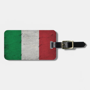 Etiqueta De Bagagem bandeira italiana