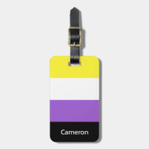Bandeira Não Binária LGBT Personalizada