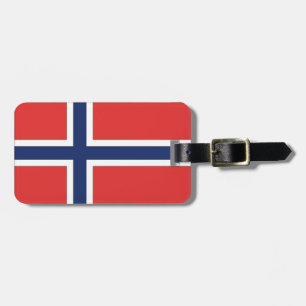 Etiqueta De Bagagem Bandeira norueguesa