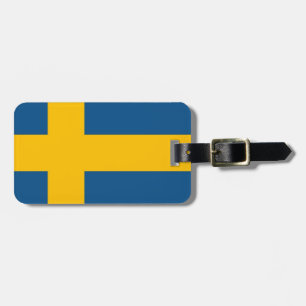 Etiqueta De Bagagem Bandeira sueco