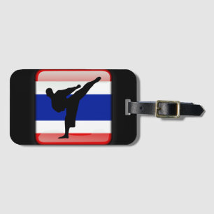 Etiqueta De Bagagem Bandeira tailandesa
