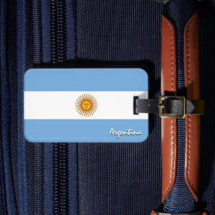 Etiqueta De Bagagem Bandeiras da Argentina, Bandeira Patriótica da Arg