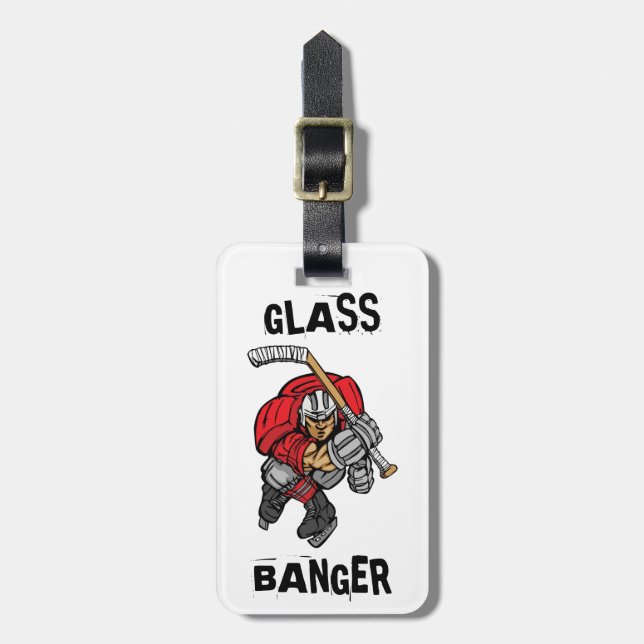 ETIQUETA DE BAGAGEM BANGER DE VIDRO (Frente Vertical)
