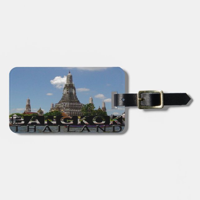 Etiqueta De Bagagem Bangkok (Frente Horizontal)
