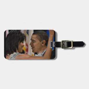 Etiqueta De Bagagem Barack e Michelle Obama