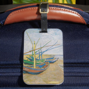 Etiqueta De Bagagem Barcos De Pesca   Vincent Van Gogh Bagagem