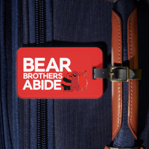 Etiqueta De Bagagem Bare Bears - Bear Brothers Abide