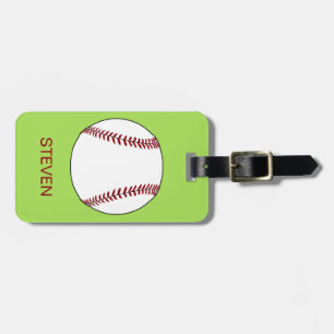 Etiqueta De Bagagem Baseball desportivo personalizado