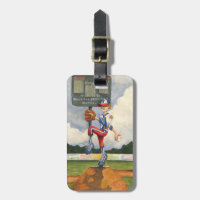 Baseball Pitcher em Mound por Jay Throckmorton
