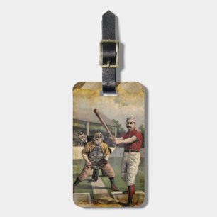 Etiqueta De Bagagem Baseball:Vintage