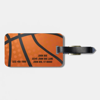 Etiqueta De Bagagem Basquetebol