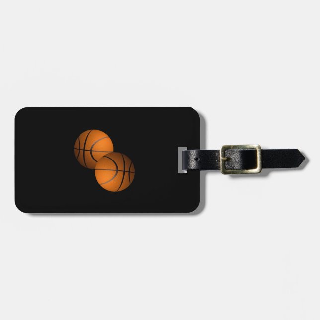 Etiqueta De Bagagem Basquetebol (Frente Horizontal)