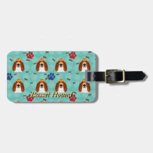 Etiqueta De Bagagem Basset Hound