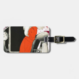 Etiqueta De Bagagem batente de polkadots