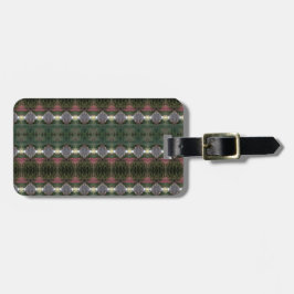 Etiqueta De Bagagem BC Fall Trees Ikat 3