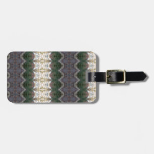 Etiqueta De Bagagem BC Fall Trees Ikat 9