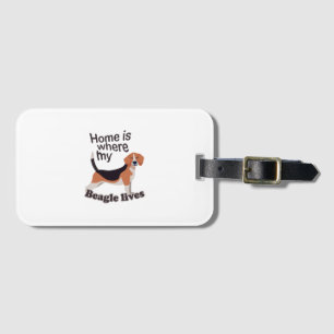 Etiqueta De Bagagem Beagle Home