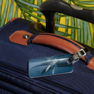 Etiqueta De Bagagem Bebês Mais Pobres Baleia-jubarte