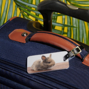 Etiqueta De Bagagem Bebês Mais Pobres   Pequeno Coelhinho