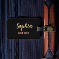 beige adicione nome e chefe SMS preto elegante